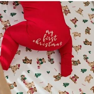 Pottery Barn Kids First Christmas Holiday Baby Pajamas NWT